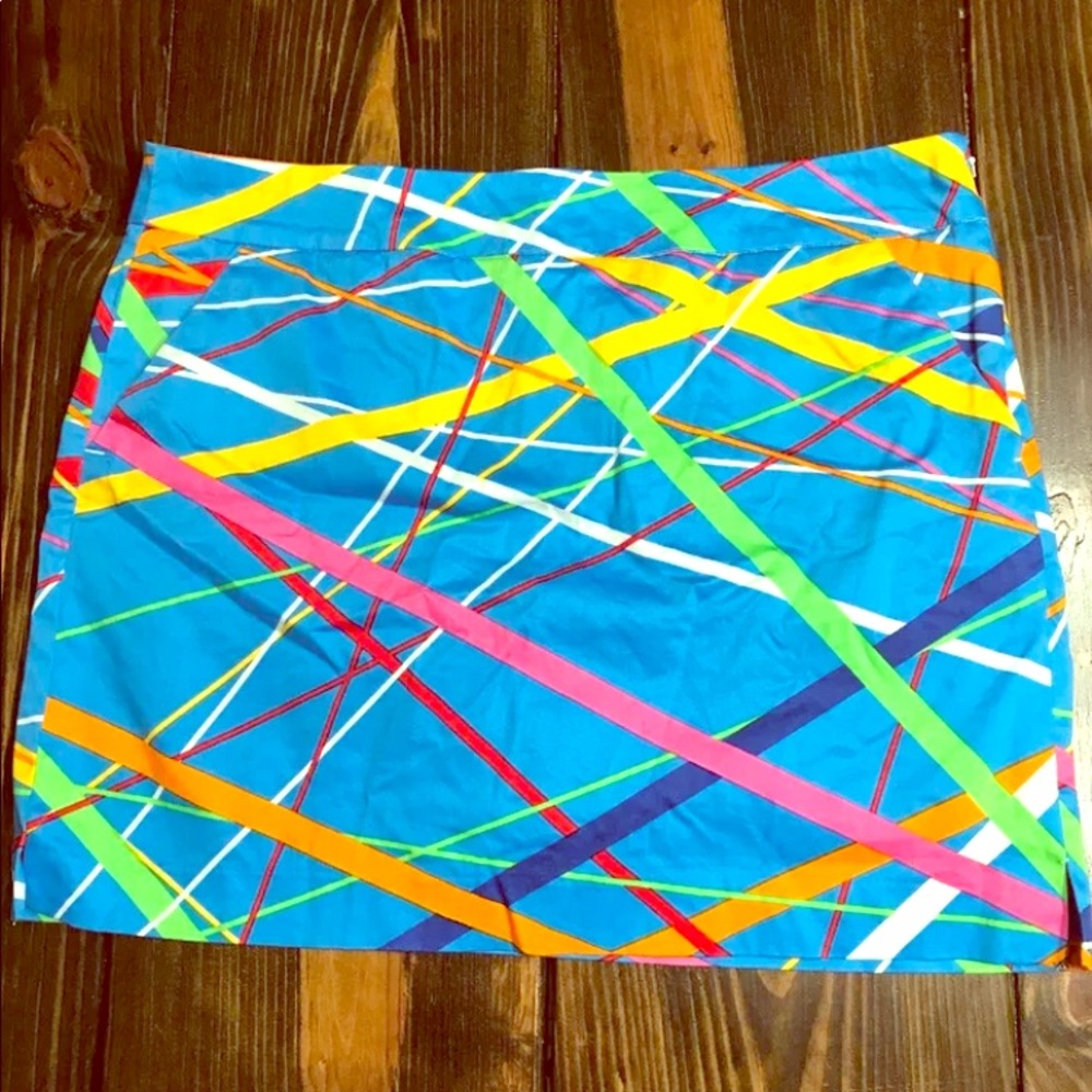 SOLD Loudmouth Womens Golf Skort Neon Stretch 14